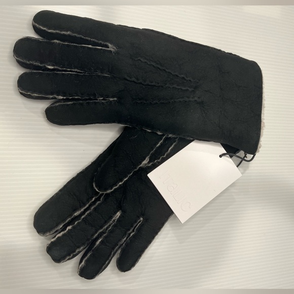 Italic Winter wonder-hand Super Soft & Warm Lamb Shearling Suede Gloves … - Picture 5 of 16